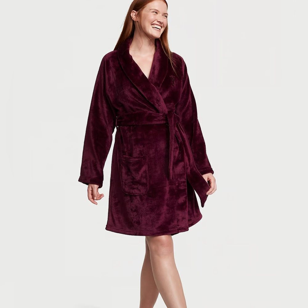 Victoria Secret Short Cozy Robe Kir XL/XXL NWT